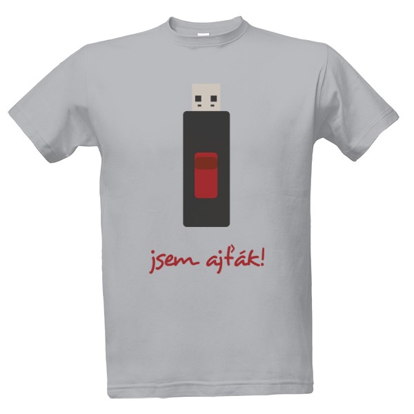 Tričko s potiskem ajťák